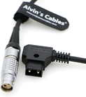 Alvin'S Cables 2B 2 Pin Female To D Tap Power Cable For RIEGL VZ-400i 3D Laser Scanning System 60cm/23.6inches
