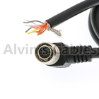 12 Pin Hirose Right Angle Female to Open end Shield Coaxial Cable for Sony Basler Cameras