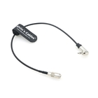 Tentacle Sync Ultra Thin Timecode Cable 3.5mm TRS Right Angle To DIN 1.0/2.3 For Canon EOS R5C 30cm/12inches