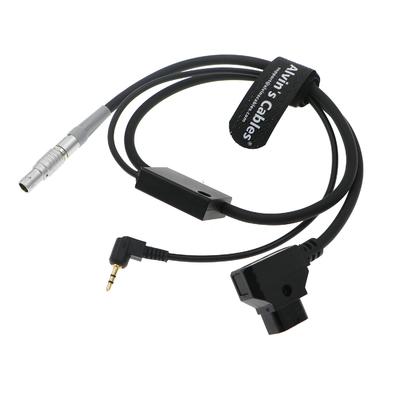 Alvin's Cables Run Stop Cable for ARRI cforce RF| cmotion cPRO Motor for Canon C500/C300 Camera CAM 7 Pin to LANC+D-tap