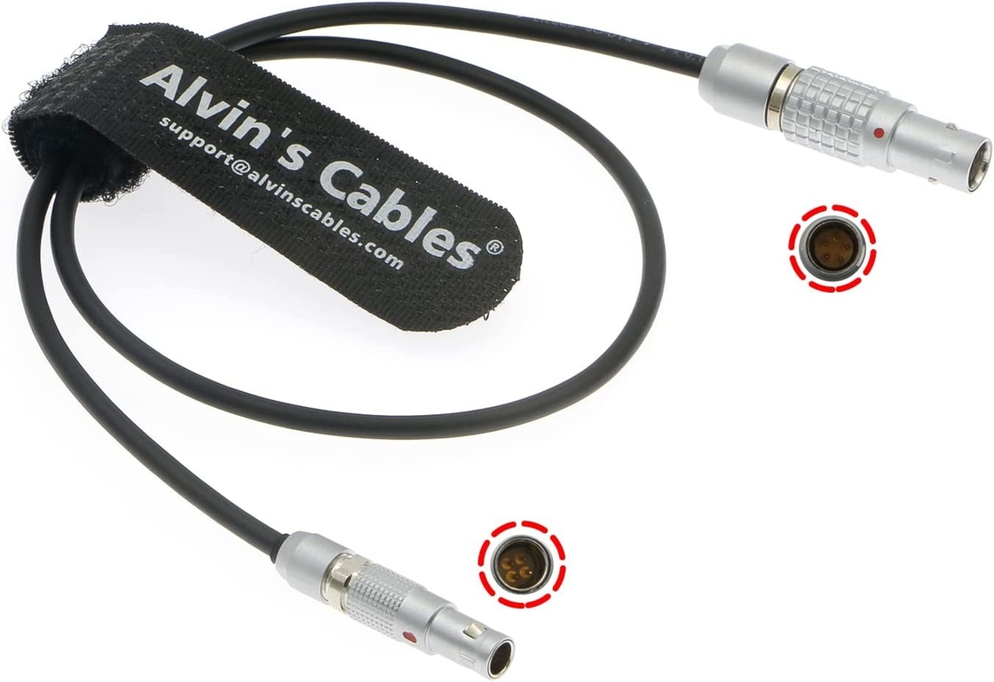 Alvin'S Cables Control Cable For SMALLHD Focus PRO Monitor To RED DSMC2 Epic Scarlet Camera 5Pin To 4Pin Ctrl Cable 44cm