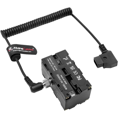 Το Alvin's D Tap to NP F Dummy καλώδιο μπαταρίας για Atomos Ninja Monitors τυλιγμένο τύπου C 58 χαρακτήρες